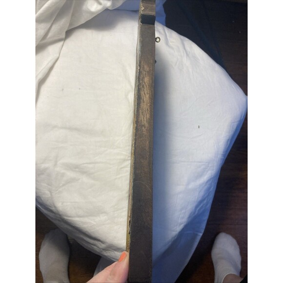 Vintage 1930-40 Wayang Puppet on Blawong Wood Board Indonesian Hand Painted Art - Picture 5 of 8